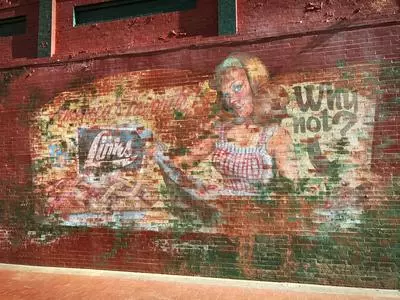 Mural transformed for flashbacks