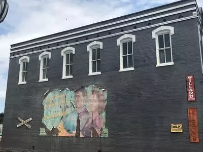Forsyth St West Mural across from Murder Alley